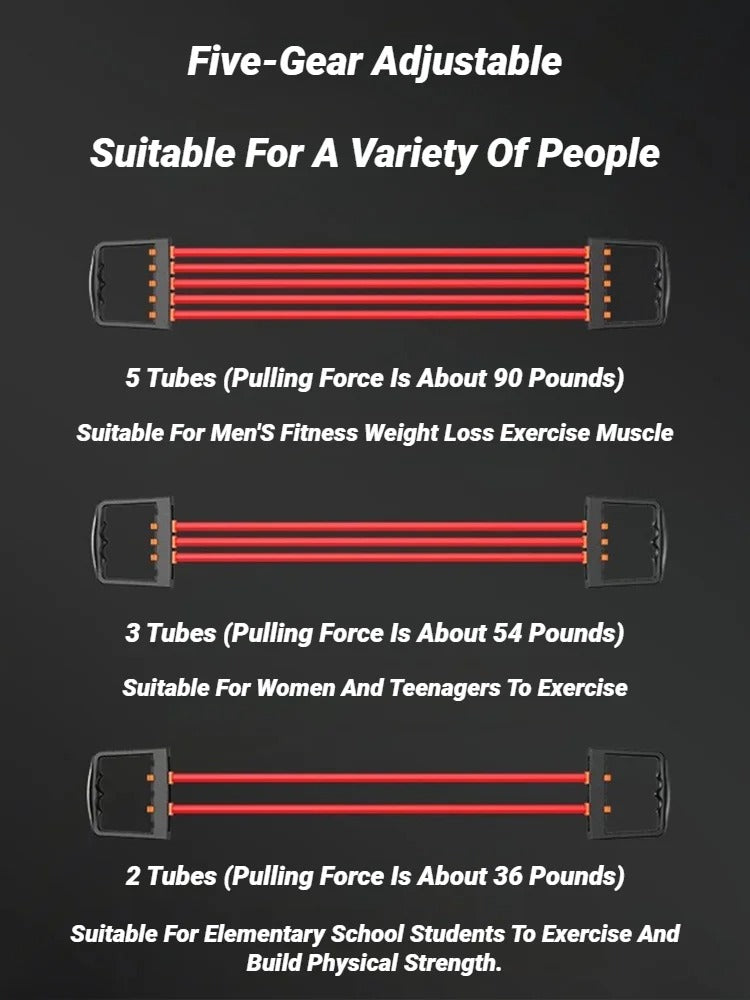 Chest Expander Rubber Pull Rope